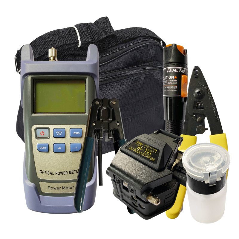 Kit Fibra Óptica + Power Meter+ Cortadora Fibra Ftth + Vfl