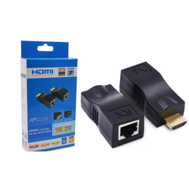 Extender Hdmi Rj45 Hasta 30 Mts Extender Hdmi Rj45 Hasta 30 Mts