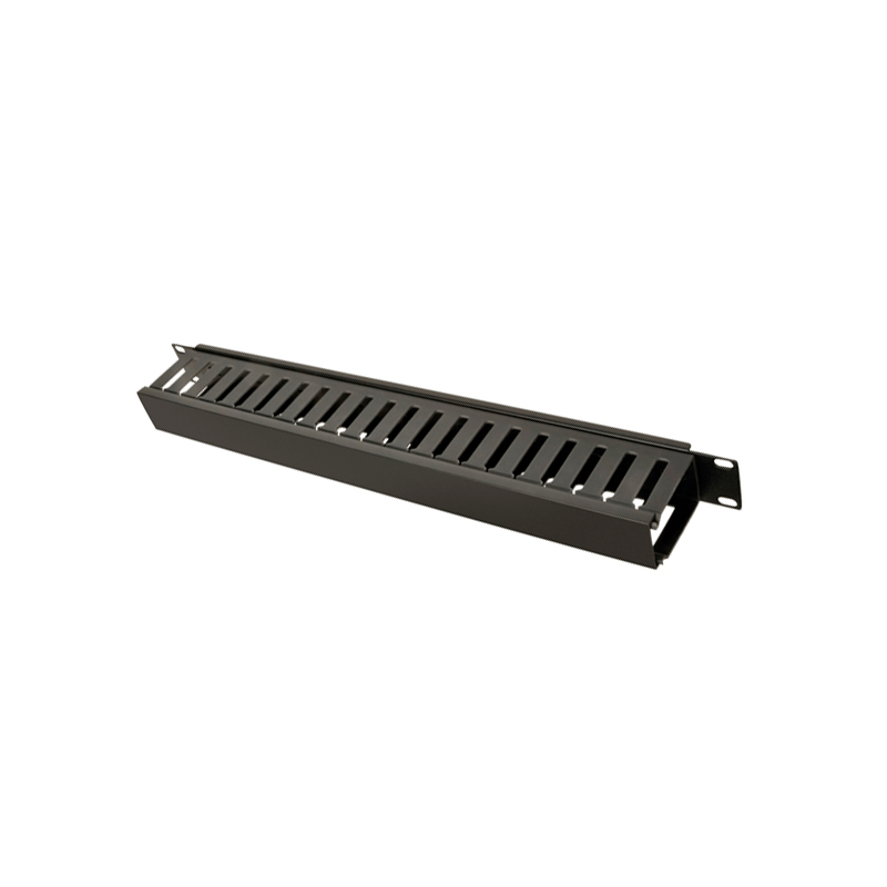 Organizador Horizontal Plastico para Rack de 1U