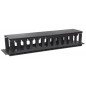 Organizador Horizontal Plastico para Rack de 2U