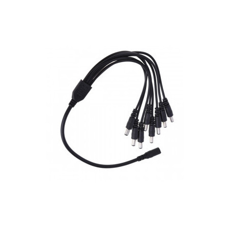 Cable Pulpo de 8 Salidas Para CCTV, Cintas Led
