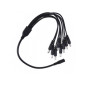 Cable Pulpo de 8 Salidas Para CCTV, Cintas Led